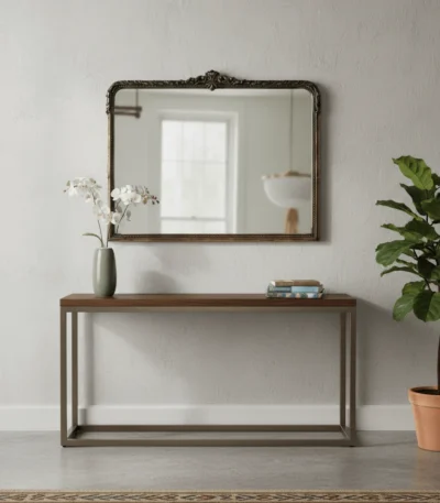 aaliyah-black-mantel-mirror