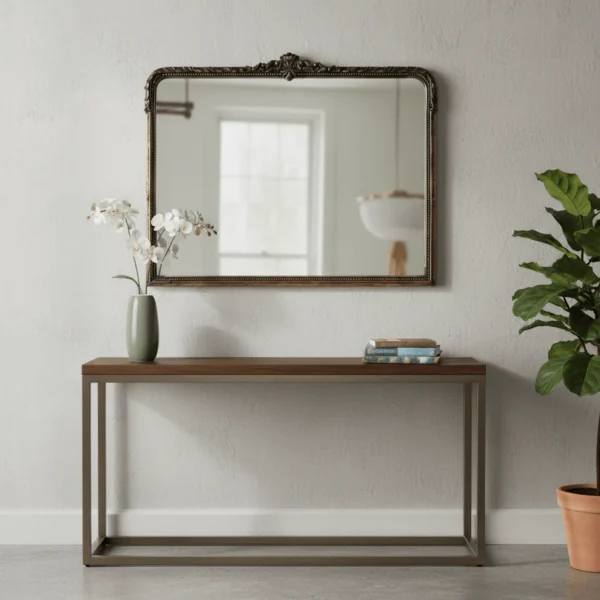 aaliyah-black-mantel-mirror