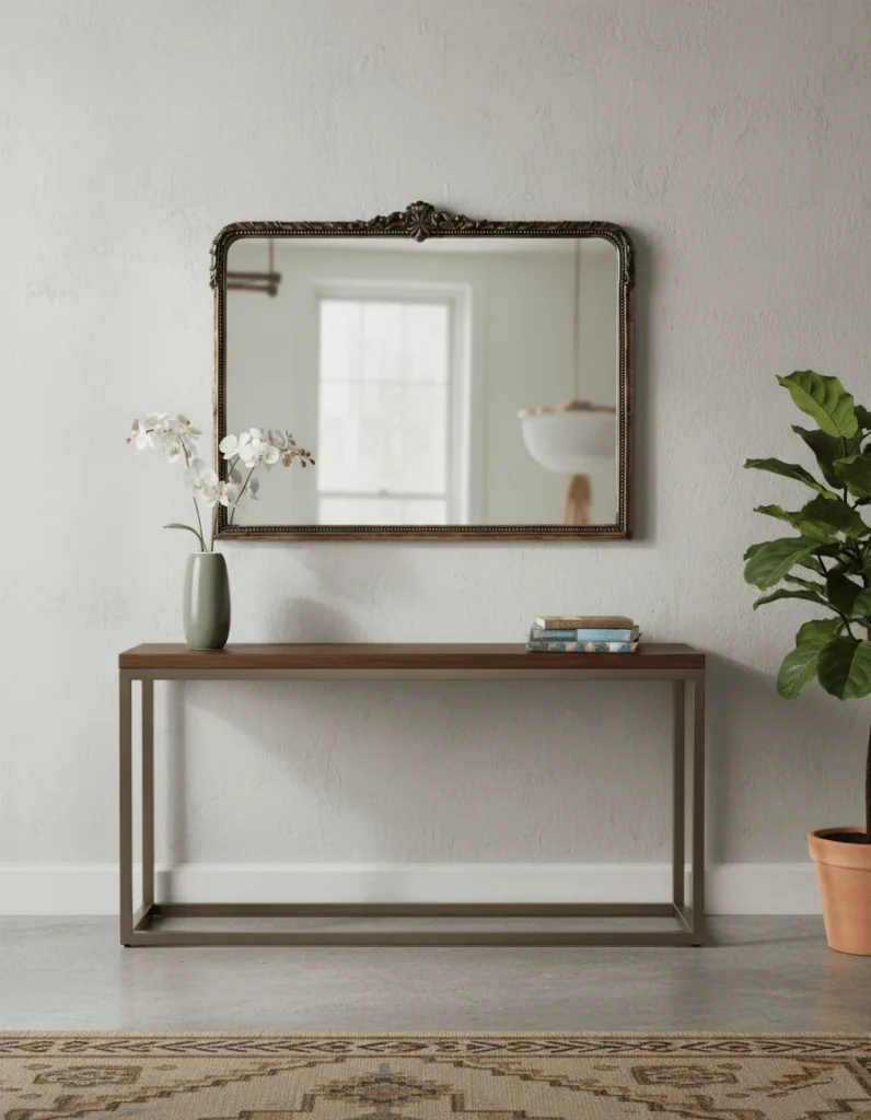 aaliyah-black-mantel-mirror