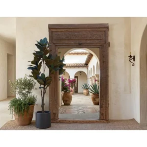 antique-hand-carved-indian-archway-mirror