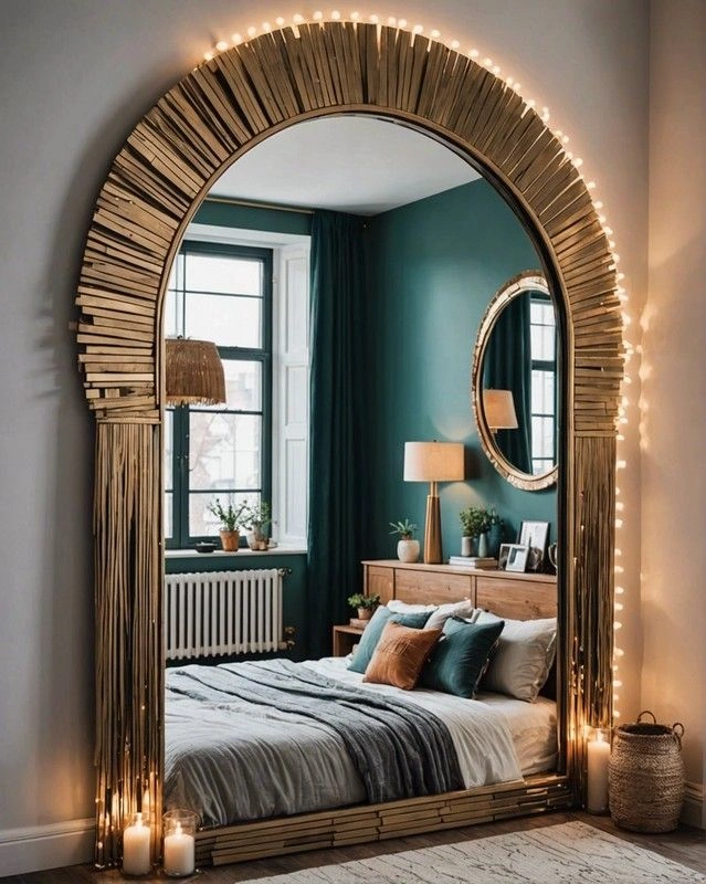boho-style-bedroom-mirror-ideas