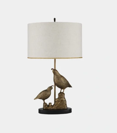 codorniz-brass-table-lamp