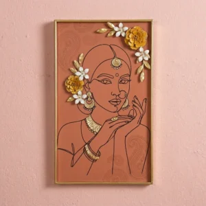 flower-girl-3d-metal-wall-art