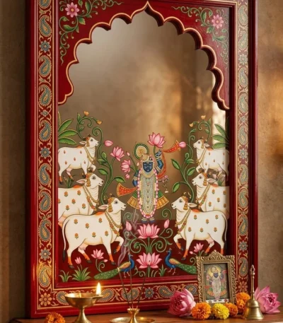 gau-mata-red-mirror