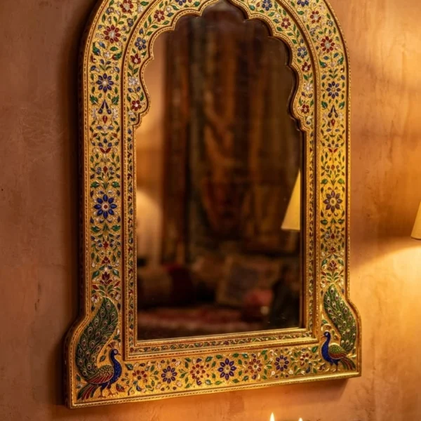 golden-jaipur-meenakari-mirror