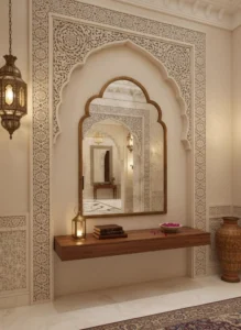 golden-jaipur-meenakari-mirror-with-peacock-motif