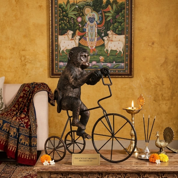 handcrafted-cycling-monkey-sculpture