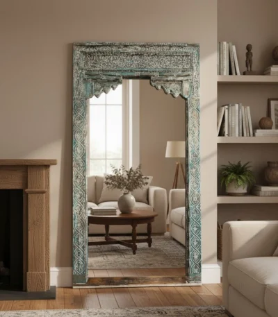 indian-floor-mirror