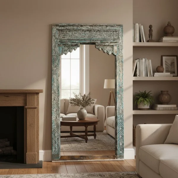 indian-floor-mirror
