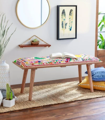 karma-fuchsia-flourish-bench