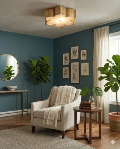 luxury-lotus-gold-flush-mount