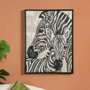 modern-black-and-white-zebra-wall-art
