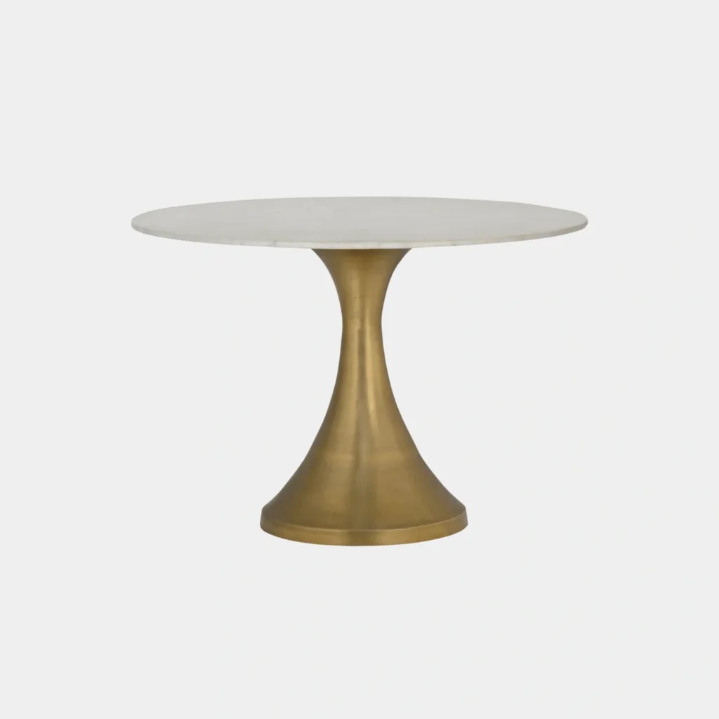 modern-elegance-white-funnel-dining-table