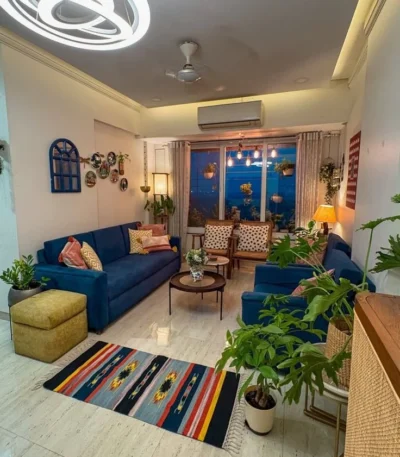 modern-living-room-with-lighting-and-indoor-plants