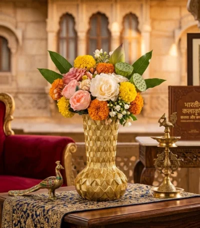 sculptural-gold-flower-vase