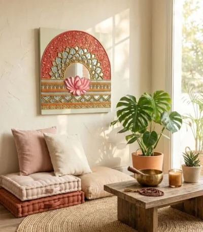 traditional-indian-wall-decor-idea-for-living-room