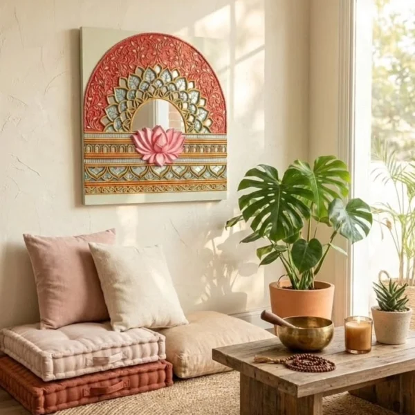 traditional-indian-wall-decor-idea-for-living-room
