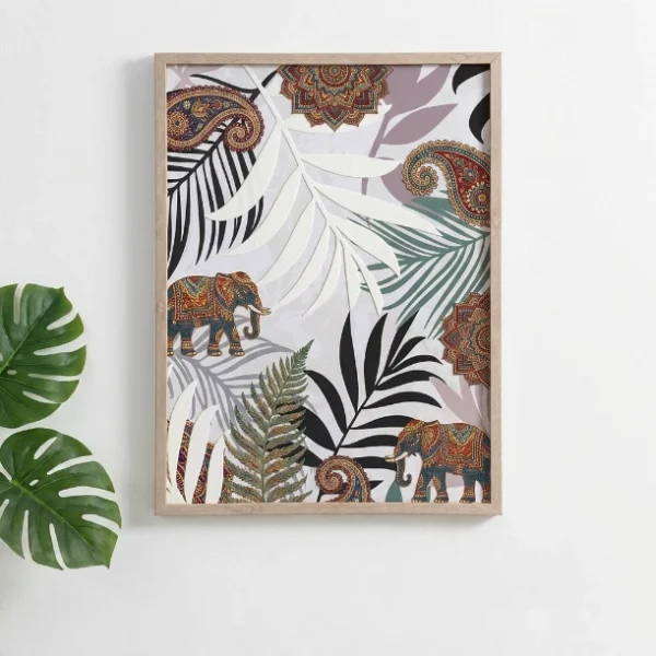 tropical-embossed-wall-art-frame