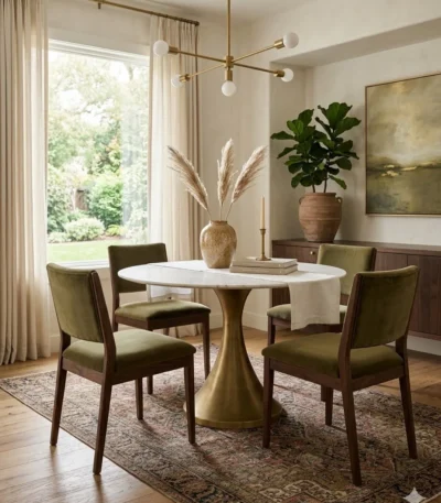 white-funnel-dining-table