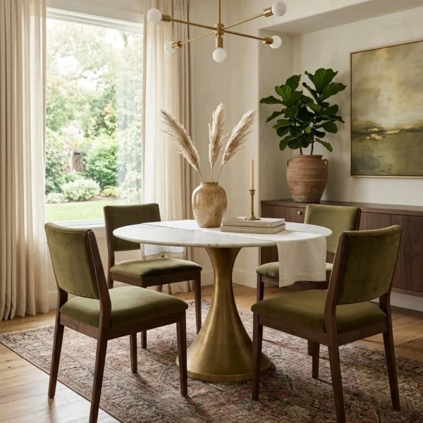 white-funnel-dining-table