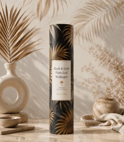 black-gold-palm-leaf-wallpaper
