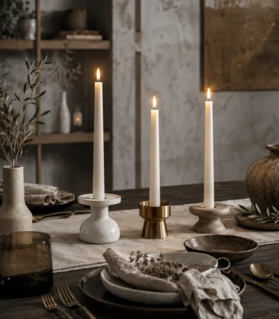 minimalist-ceramic-candle-holder-table-styling