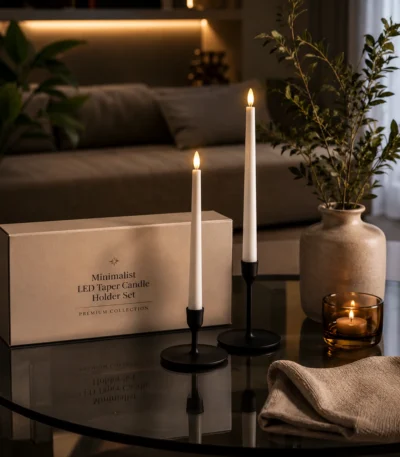 minimalist-led-taper-candle-holder-set