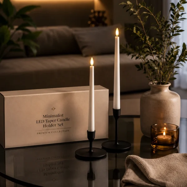 minimalist-led-taper-candle-holder-set