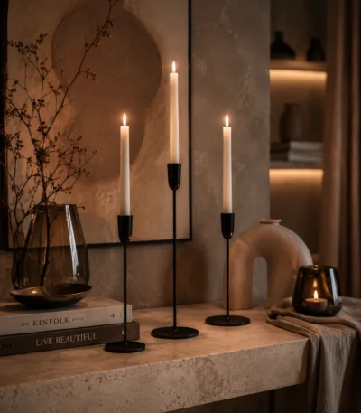 modern-black-taper-candle-holders-for-elegant-home-decor