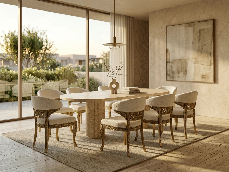 oxford-off-white-brass-dining-chair