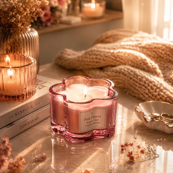 pink-flower-shaped-glass-candle-holder