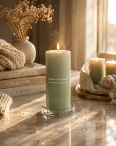 soft-green-pillar-candles-for-elegant-dinner-table-decor