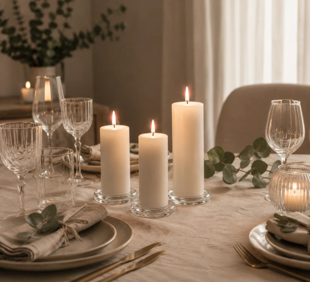 soft-white-candle-for-elegant-dining-table-decor