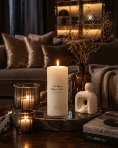 soft-white-pillar-candle-for-home-decor