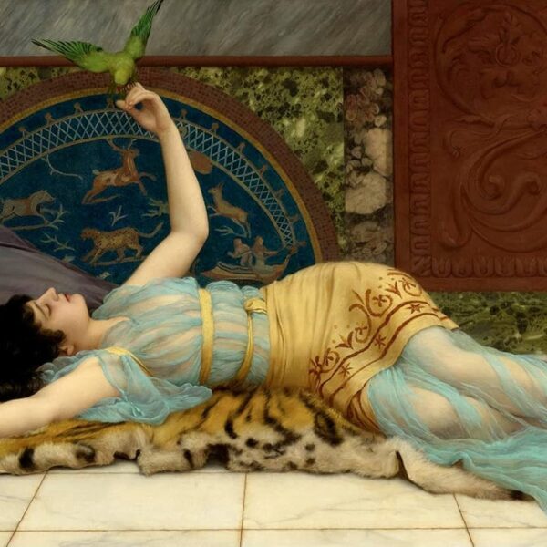Dolce Far Niente (1897) by John William Godward