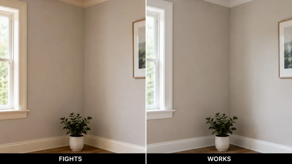 Pure White and Extra White work