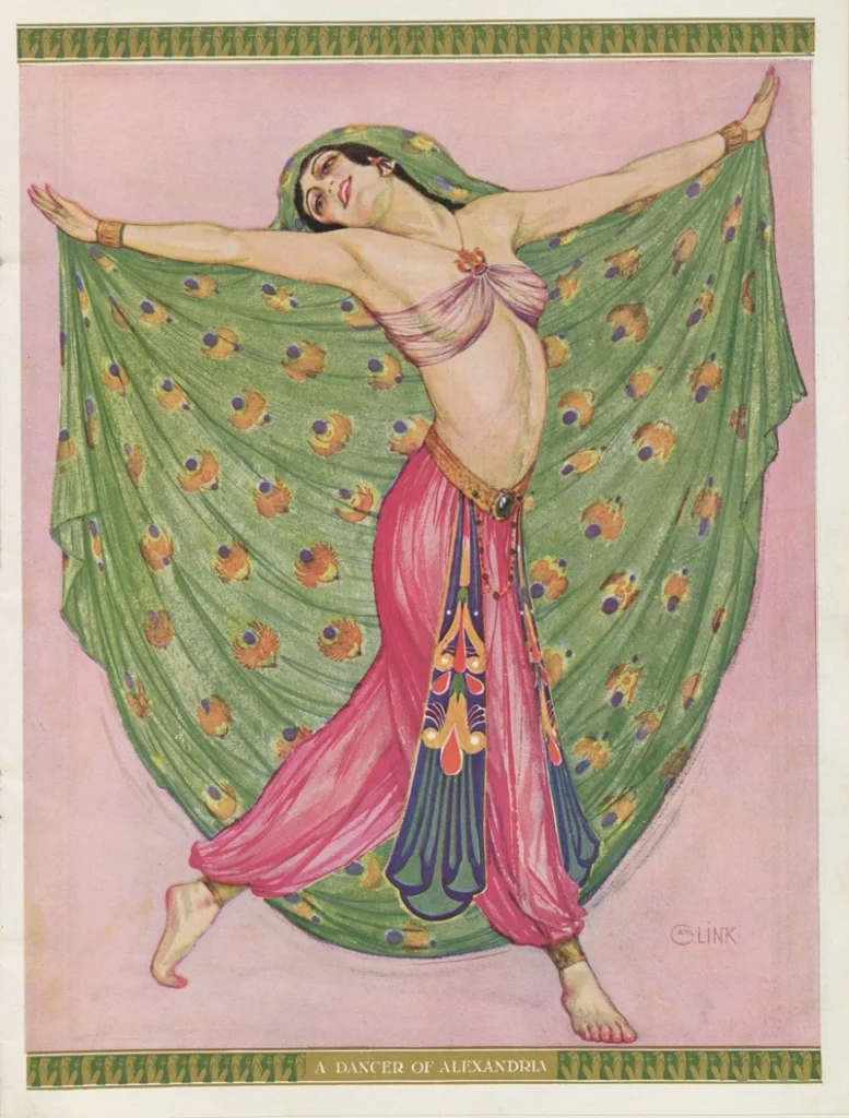 a-dancer-of-alexandria-1919-by-carl-link