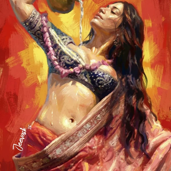 actress-tamannaah-bhatia-painting