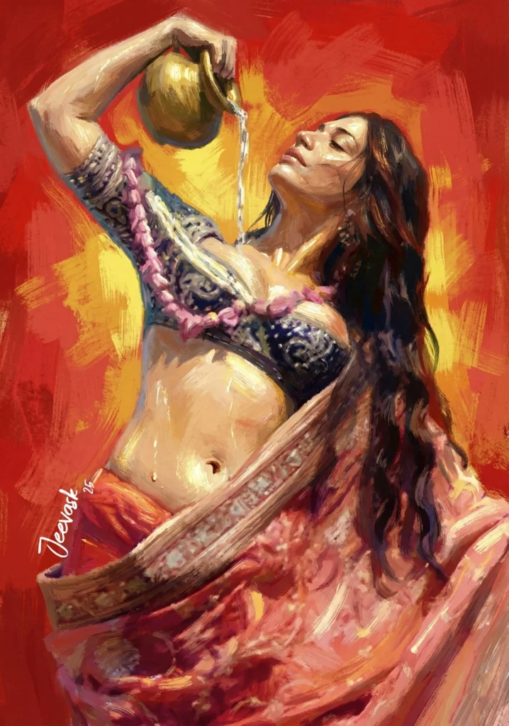 actress-tamannaah-bhatia-painting