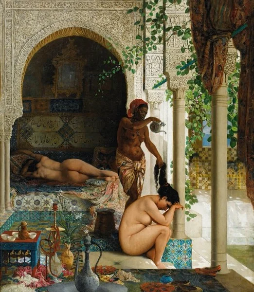 after-the-bath-by-marc-alfred-chataud-1833-1908