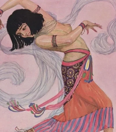 an-egyptian-houri-1919-by-artist-carl-link