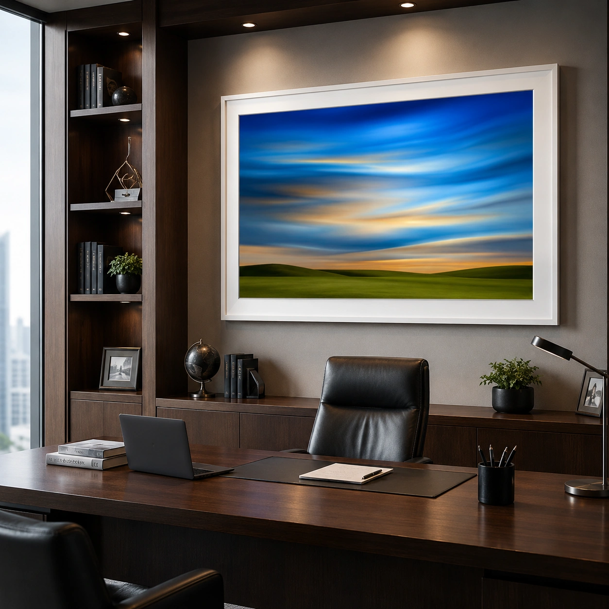 blue-horizon-abstract-framed-wall-art blue-horizon-abstract-framed-wall-art