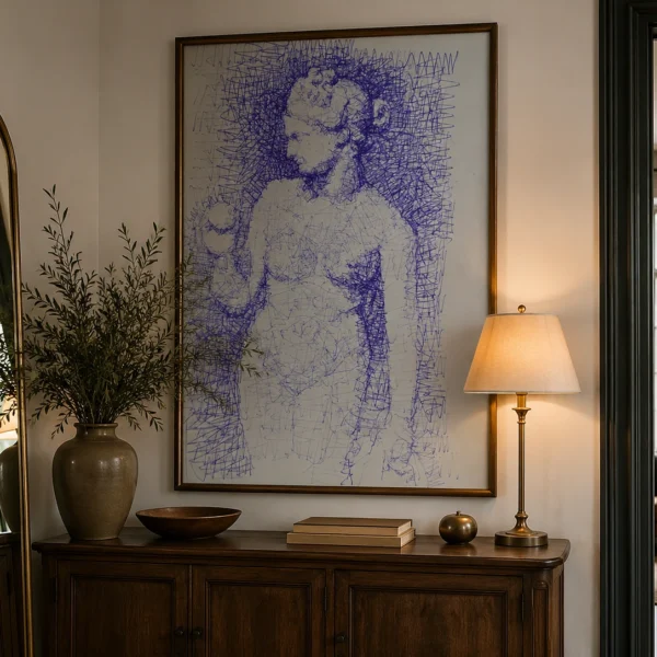 blue-scribble-figure-drawing