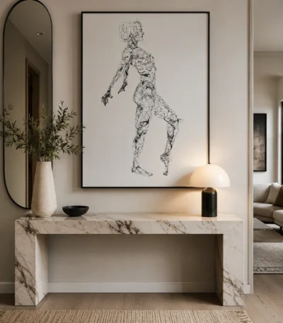 Expressive Figure Line Drawing