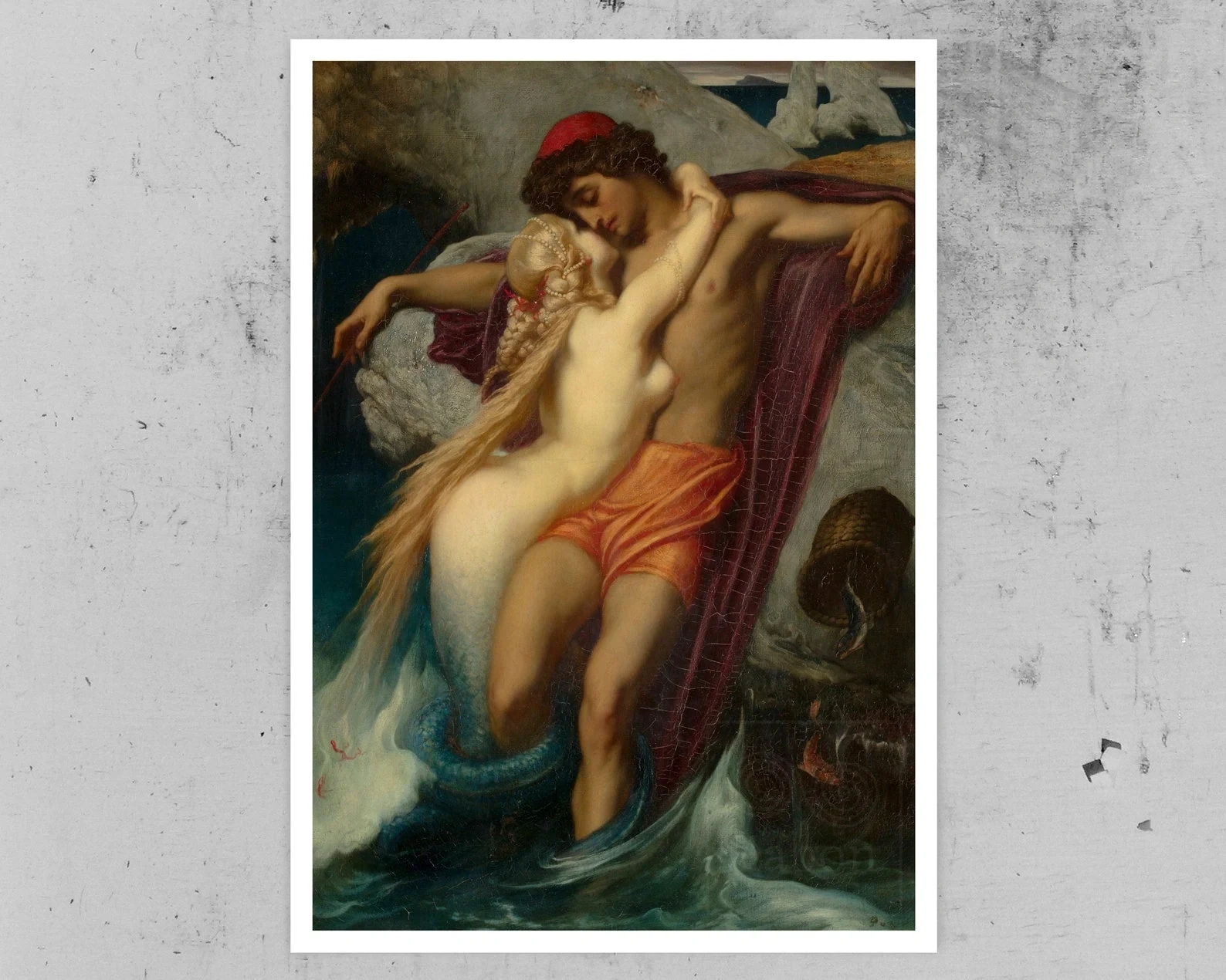 frederic-leighton-the-fisherman-and-the-syren-arts-1858
