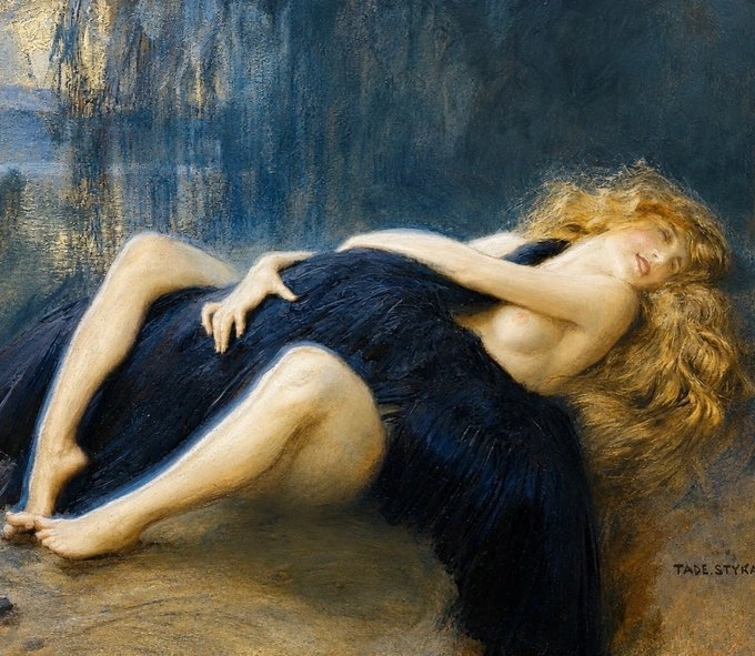leda-and-the-swan-by-tadeusz-styka-1913-wall-art-print