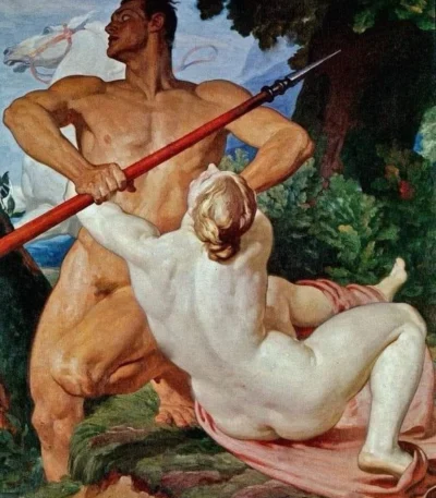 venus-and-adonis-by-arthur-kampf-german-classical-art