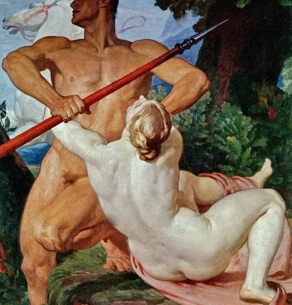 venus-and-adonis-by-arthur-kampf-german-classical-art