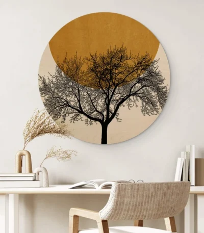 winter-morning-circular-wooden-wall-art