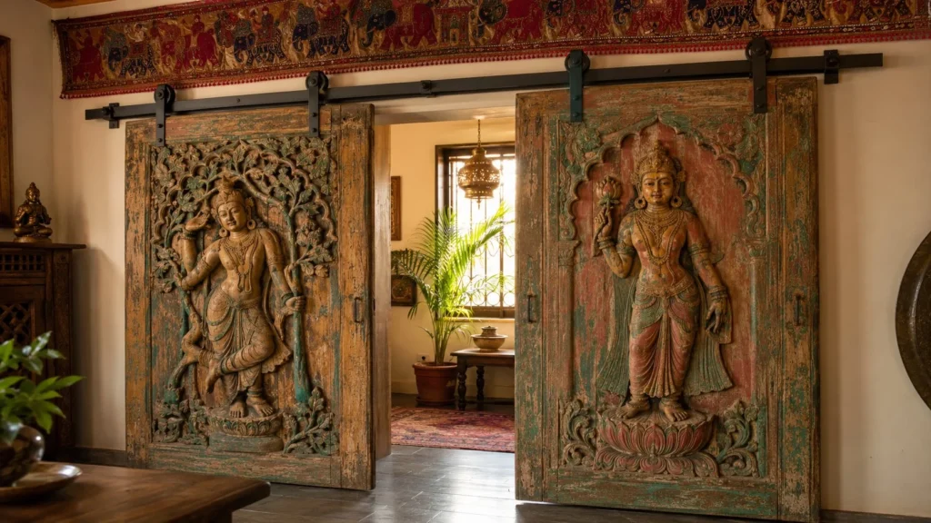 Carved Indian Panels And Doors_ They Work As Architecture, Not As Wall Art